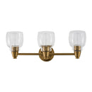 Modern European furniture - Gold Framed Glass Wall Lamp - www.oroatrade.com