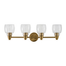 Modern European furniture - Gold Framed Glass Wall Lamp - www.oroatrade.com