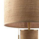 Contract furniture - Tan Rattan Accent Table Lamp - www.oroatrade.com