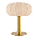 Hospitality furniture - Cream Cotton Accent Table Lamp - www.oroatrade.com