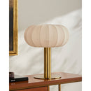 Hospitality furniture - Cream Cotton Accent Table Lamp - www.oroatrade.com