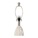 Contract furniture - Wavy White Ceramic Table Lamp - www.oroatrade.com