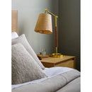 Hospitality furniture - Beige Jute Adjustable Table Lamp - www.oroatrade.com
