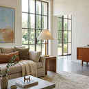 Hospitality furniture - White Linen Pull-Switch Table Lamp - www.oroatrade.com