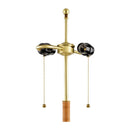 Hospitality furniture - White Linen Pull-Switch Table Lamp - www.oroatrade.com