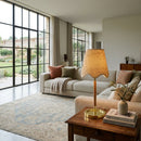 Hospitality furniture - Scalloped Beige Jute Table Lamp - www.oroatrade.com