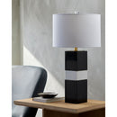 Contract furniture - Black & White Marble Table Lamp - www.oroatrade.com