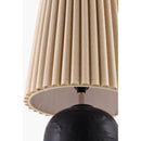 Modern European furniture - Pleated Linen Ceramic Table Lamps (2) - www.oroatrade.com
