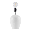 Modern European furniture - Pleated Linen Ceramic Table Lamps (2) - www.oroatrade.com