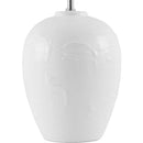 Modern European furniture - Pleated Linen Ceramic Table Lamps (2) - www.oroatrade.com