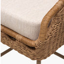 Contract furniture - Hand-Woven Wicker Outdoor Bar Stool - www.oroatrade.com