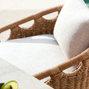 Contract furniture - Hand-Woven Wicker Outdoor Bar Stool - www.oroatrade.com