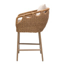 Contract furniture - Hand-Woven Wicker Outdoor Bar Stool - www.oroatrade.com