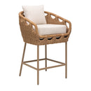 Contract furniture - Hand-Woven Wicker Outdoor Bar Stool - www.oroatrade.com