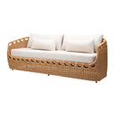 Contract furniture - Hand-Woven Wicker Outdoor Sofa - www.oroatrade.com