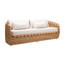 Contract furniture - Hand-Woven Wicker Outdoor Sofa - www.oroatrade.com