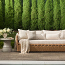 Contract furniture - Hand-Woven Wicker Outdoor Sofa - www.oroatrade.com