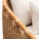 Contract furniture - Hand-Woven Wicker Outdoor Sofa - www.oroatrade.com