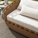 Contract furniture - Hand-Woven Wicker Outdoor Sofa - www.oroatrade.com