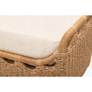 Hospitality furniture - Hand-Woven Wicker Outdoor Ottoman - www.oroatrade.com