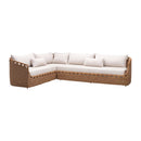 Modern European furniture - Hand-Woven Wicker Outdoor Sectional Sofa - www.oroatrade.com
