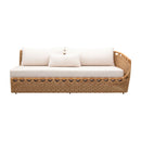 Modern European furniture - Hand-Woven Wicker Outdoor Sectional Sofa - www.oroatrade.com