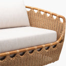 Modern European furniture - Hand-Woven Wicker Outdoor Sectional Sofa - www.oroatrade.com