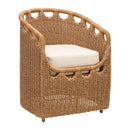 Contract furniture - Hand-Woven Wicker Outdoor Dining Chair - www.oroatrade.com