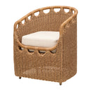 Contract furniture - Hand-Woven Wicker Outdoor Dining Chair - www.oroatrade.com