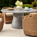 Contract furniture - Hand-Woven Wicker Outdoor Dining Chair - www.oroatrade.com