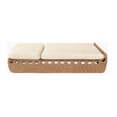 Contract furniture - Hand-Woven Wicker Outdoor Chaise Lounge - www.oroatrade.com