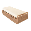 Contract furniture - Hand-Woven Wicker Outdoor Chaise Lounge - www.oroatrade.com