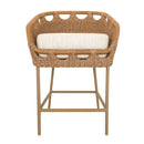 Contract furniture - Hand-Woven Wicker Outdoor Counter Stool - www.oroatrade.com