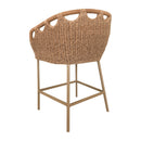 Contract furniture - Hand-Woven Wicker Outdoor Counter Stool - www.oroatrade.com