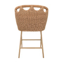 Contract furniture - Hand-Woven Wicker Outdoor Counter Stool - www.oroatrade.com