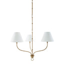 Contract furniture - Copper-Armed 3-Light Chandelier - www.oroatrade.com