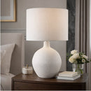 Modern European furniture - Linen Shade Ceramic Table Lamp - www.oroatrade.com