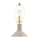 Modern European furniture - Linen Shade Ceramic Table Lamp - www.oroatrade.com