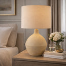 Modern European furniture - Linen Shade Ceramic Table Lamp - www.oroatrade.com