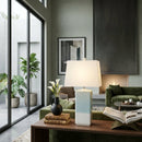 Contract furniture - Turquoise Ceramic Accent Table Lamp - www.oroatrade.com
