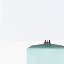 Contract furniture - Turquoise Ceramic Accent Table Lamp - www.oroatrade.com