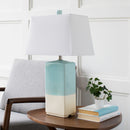 Contract furniture - Turquoise Ceramic Accent Table Lamp - www.oroatrade.com