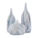 Modern European furniture - Marbled Ceramic Outdoor Vases (3) - www.oroatrade.com