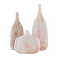 Modern European furniture - Marbled Ceramic Outdoor Vases (3) - www.oroatrade.com
