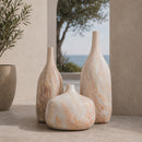 Modern European furniture - Marbled Ceramic Outdoor Vases (3) - www.oroatrade.com
