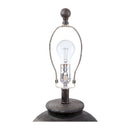 Modern European furniture - Brown Rattan Ceramic Table Lamp - www.oroatrade.com