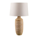 Modern European furniture - Brown Base Linen Table Lamp - www.oroatrade.com