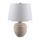 Modern European furniture - Brown Base Linen Table Lamp - www.oroatrade.com