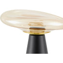 Modern European furniture - Clear Glass Accent Table Lamp - www.oroatrade.com