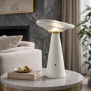 Modern European furniture - Clear Glass Accent Table Lamp - www.oroatrade.com